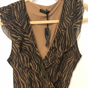 Zebra Army/Black Tie Dress